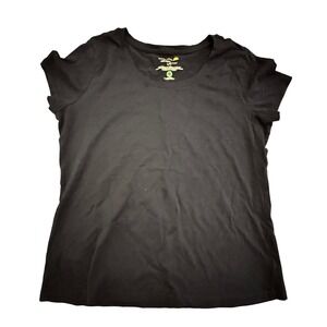 C&C California Organic Cotton Tee Women Large Navy Blue Basic Capsule Wardrobe